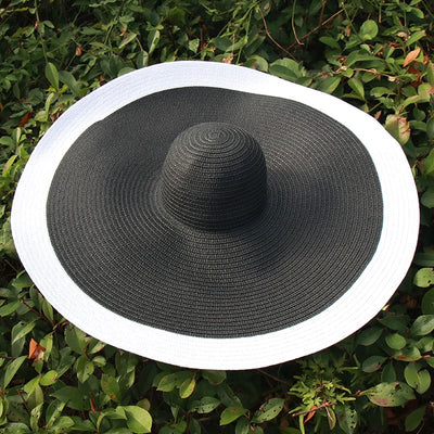 Foldable Oversized Straw Beach Hats