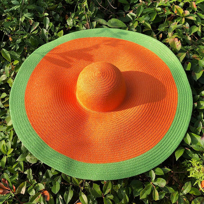 Foldable Oversized Straw Beach Hats