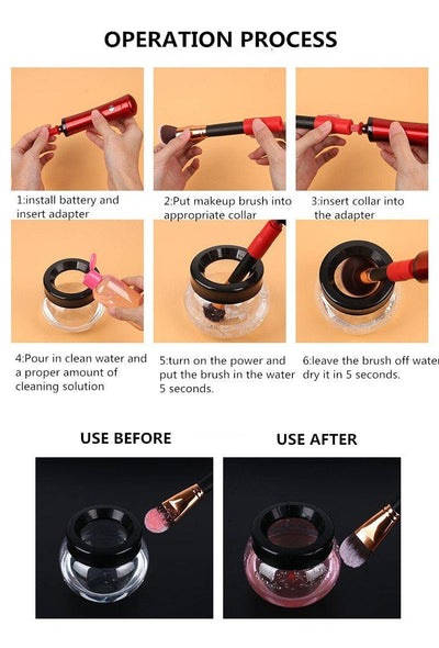 THE ULTIMATE MAKEUP BRUSH CLEANER - OhanaGadget