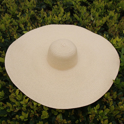 Foldable Oversized Straw Beach Hats