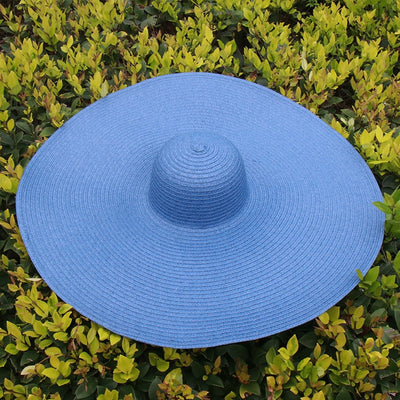 Foldable Oversized Straw Beach Hats