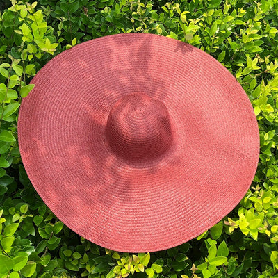 Foldable Oversized Straw Beach Hats