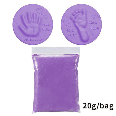 Soft Clay DIY Newborn Baby Souvenirs Hand Print Footprint Non-toxic Clay Kit Casting Parent-child Hand Ink Pad Fingerprint Toys - OhanaGadget