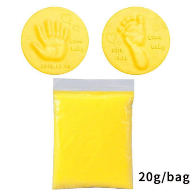 Soft Clay DIY Newborn Baby Souvenirs Hand Print Footprint Non-toxic Clay Kit Casting Parent-child Hand Ink Pad Fingerprint Toys - OhanaGadget