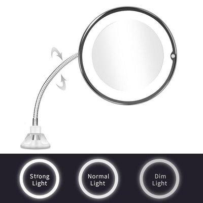 Makeup Vanity Mirror With 10X Lights LED Lighted Portable Hand Cosmetic Magnification Light up Mirrors VIP Link Dropshipping - OhanaGadget