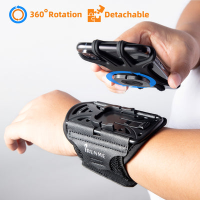 Removable Rotating Sports Phone Wristband