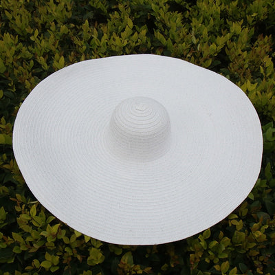 Foldable Oversized Straw Beach Hats