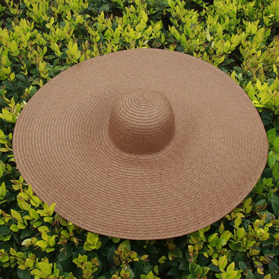 Foldable Oversized Straw Beach Hats