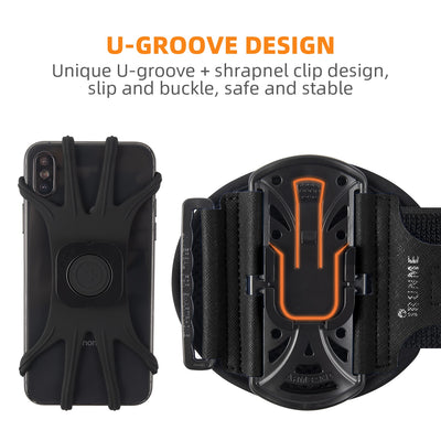 Removable Rotating Sports Phone Wristband