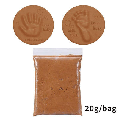 Soft Clay DIY Newborn Baby Souvenirs Hand Print Footprint Non-toxic Clay Kit Casting Parent-child Hand Ink Pad Fingerprint Toys - OhanaGadget