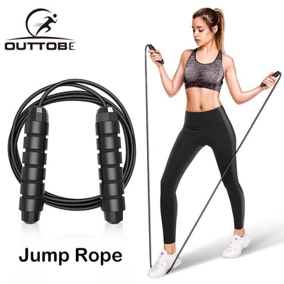 Outtobe Smart Jump Rope Fitness Sport Skipping Ropes with Anti-Slip Hand Grip with Anti-Slip Hand Grip with LCD Screen Showing - OhanaGadget